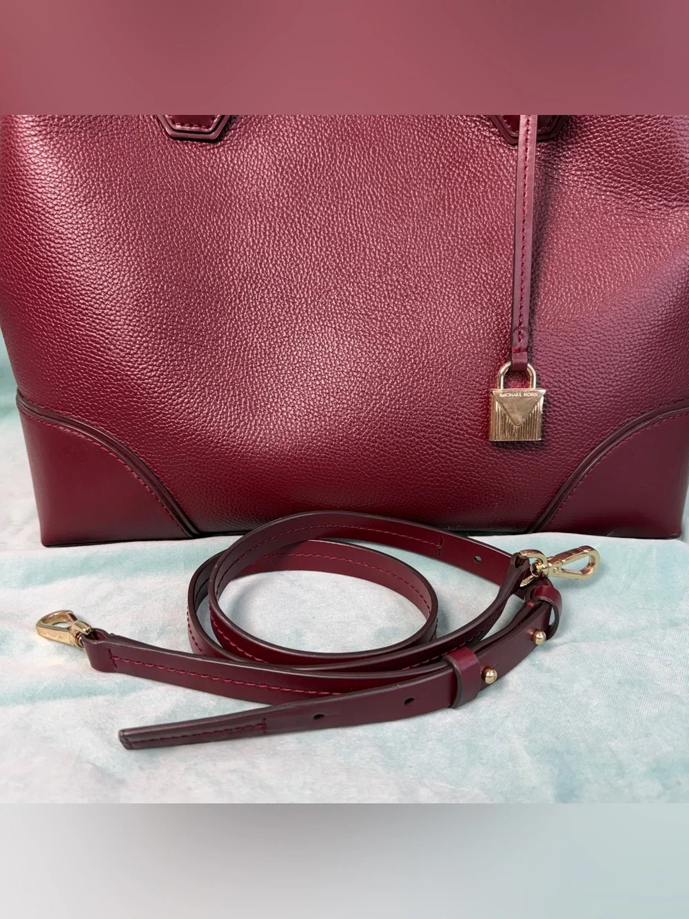 Michael Kors Large Mercer in Oxblood